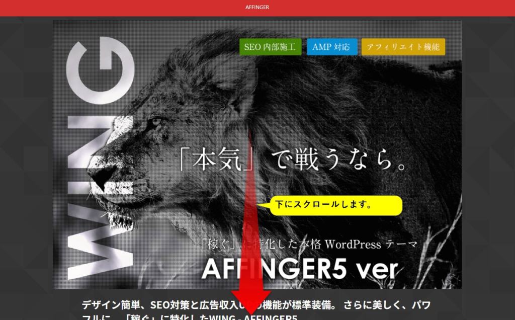 AFFINGER5の導入方法