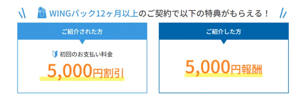 お得になるConoHa WINGお客様紹介プログラム割引特典とは